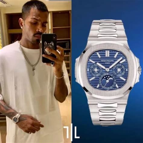 patek philippe watch hardik pandya|pandya watch price.